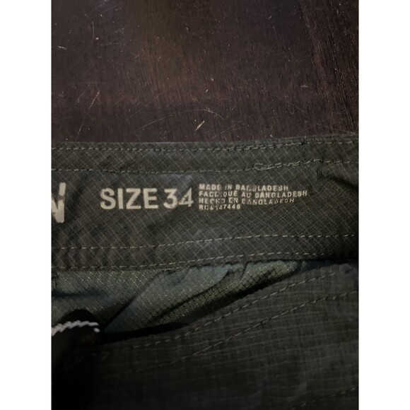 Hang Ten Shorts Mens 34 Black Hybrid Walk Boardshorts Casual Surf Swim - Picture 6 of 6